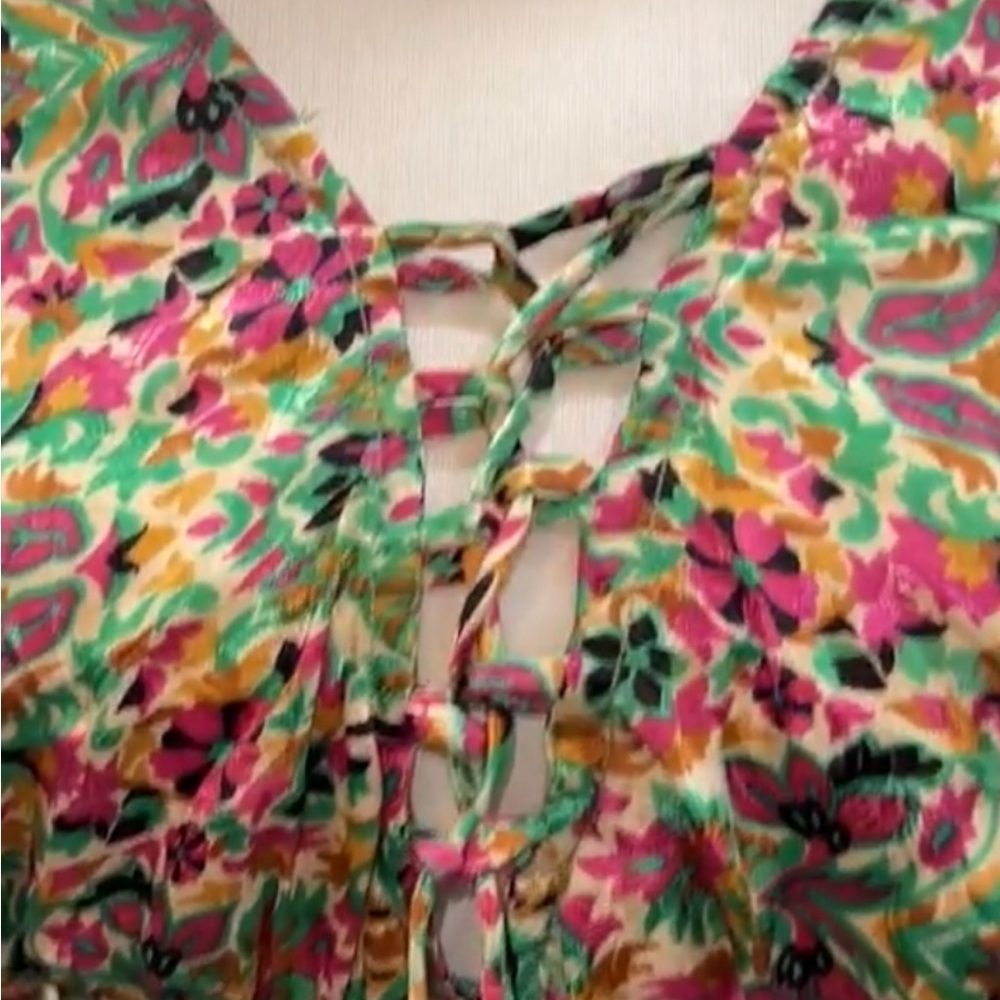 Anthropology dress made by Raga Jai Kimono Dress Large NWT - Picture 10 of 14